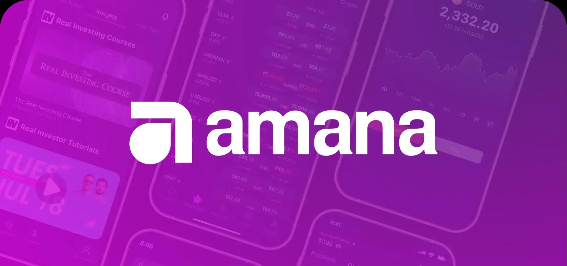 amana is the leading neobroker in the MENA offering US/MENA stocks, ETF, crypto, FX, and commodities.